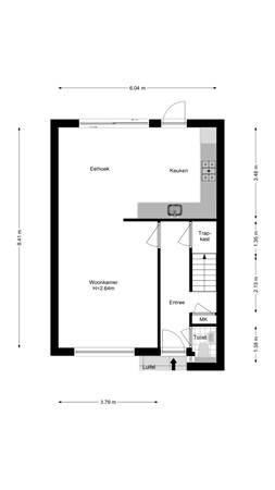 Floorplan - Colijnlaan 17, 2181 XJ Hillegom